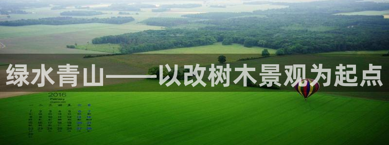 新宝gg4：绿水青山——以改树木景观为起点